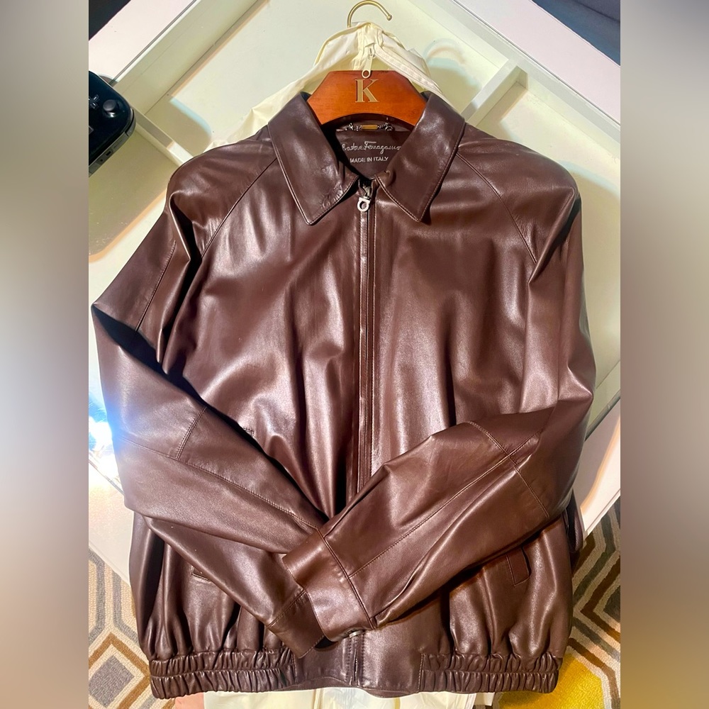 Salvatore Farragamo Leather jacket